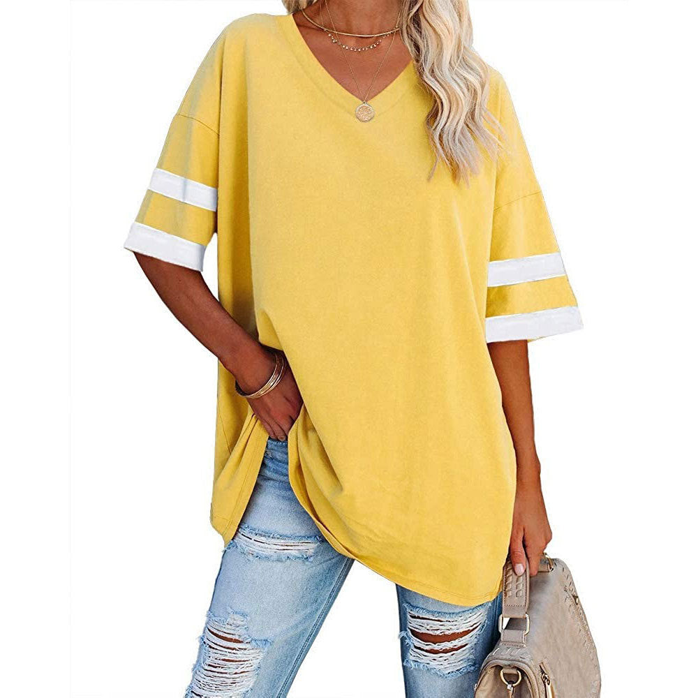 🔥Up to 69% OFF Today🔥Women Summer 2025 Tops 20 Colors Casual V-neck T-shirts