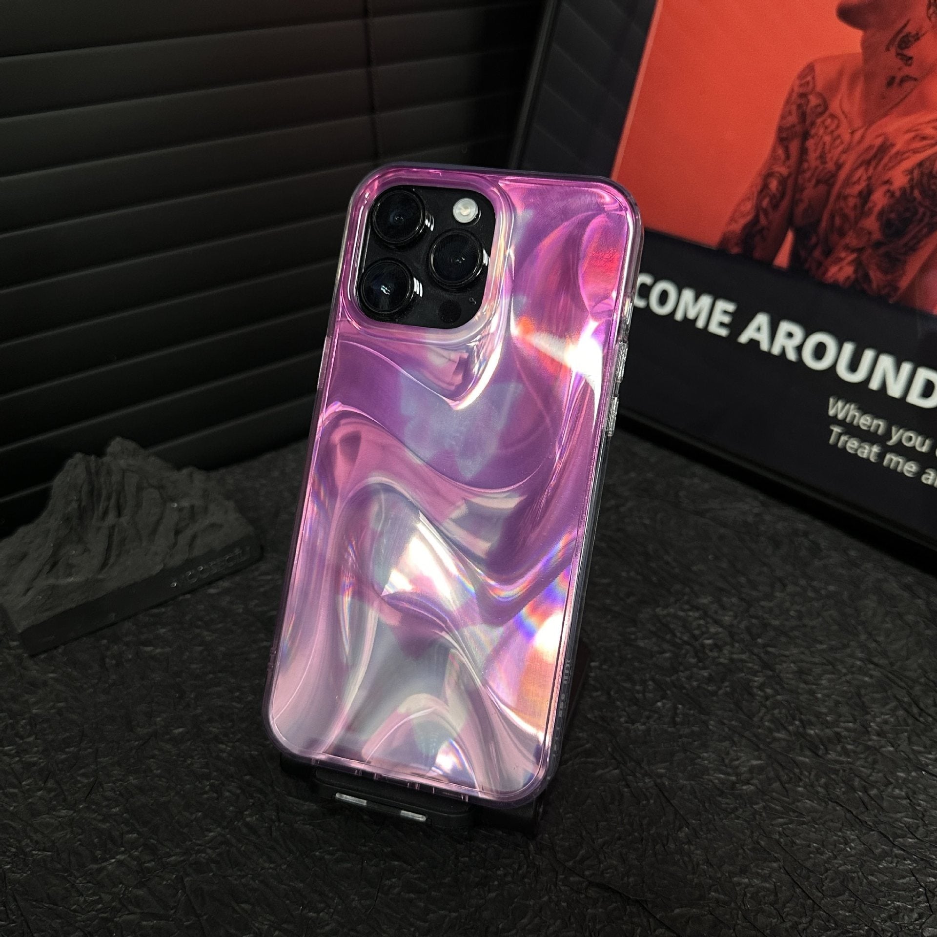 Simple INS Sstyle Electroplating Gradient iPhone Case