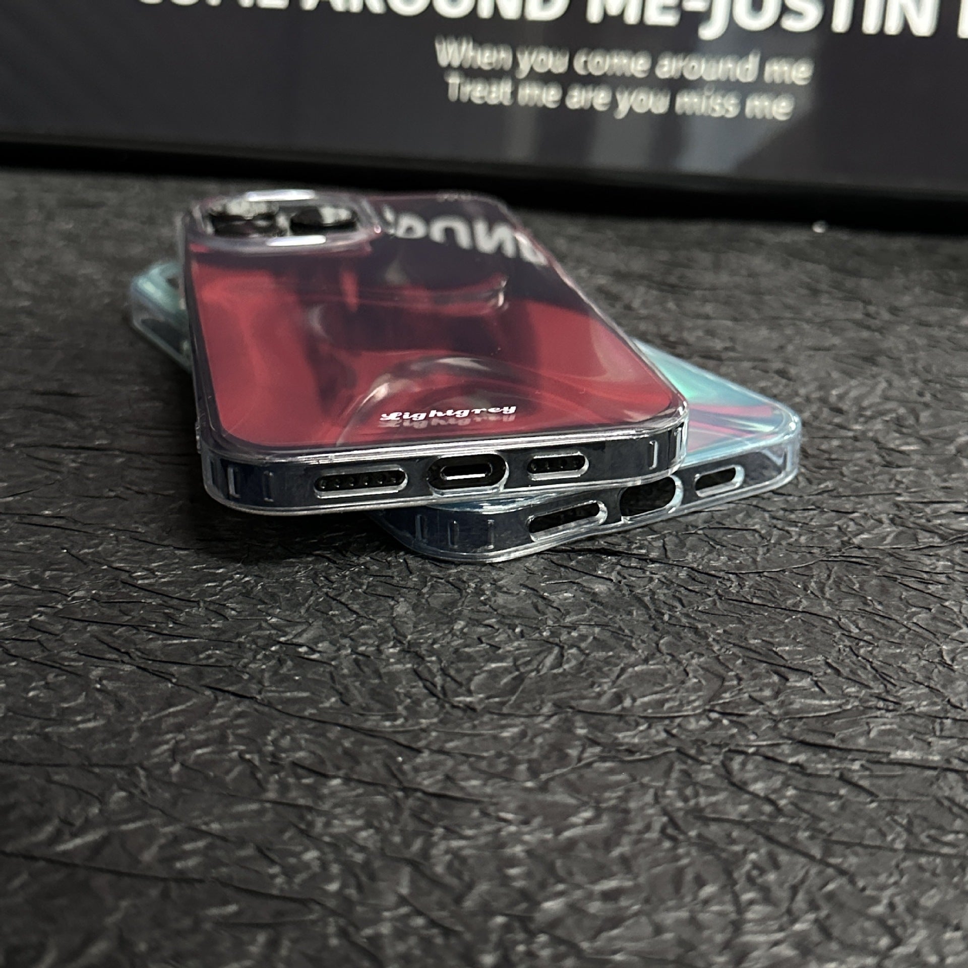 Simple INS Sstyle Electroplating Gradient iPhone Case