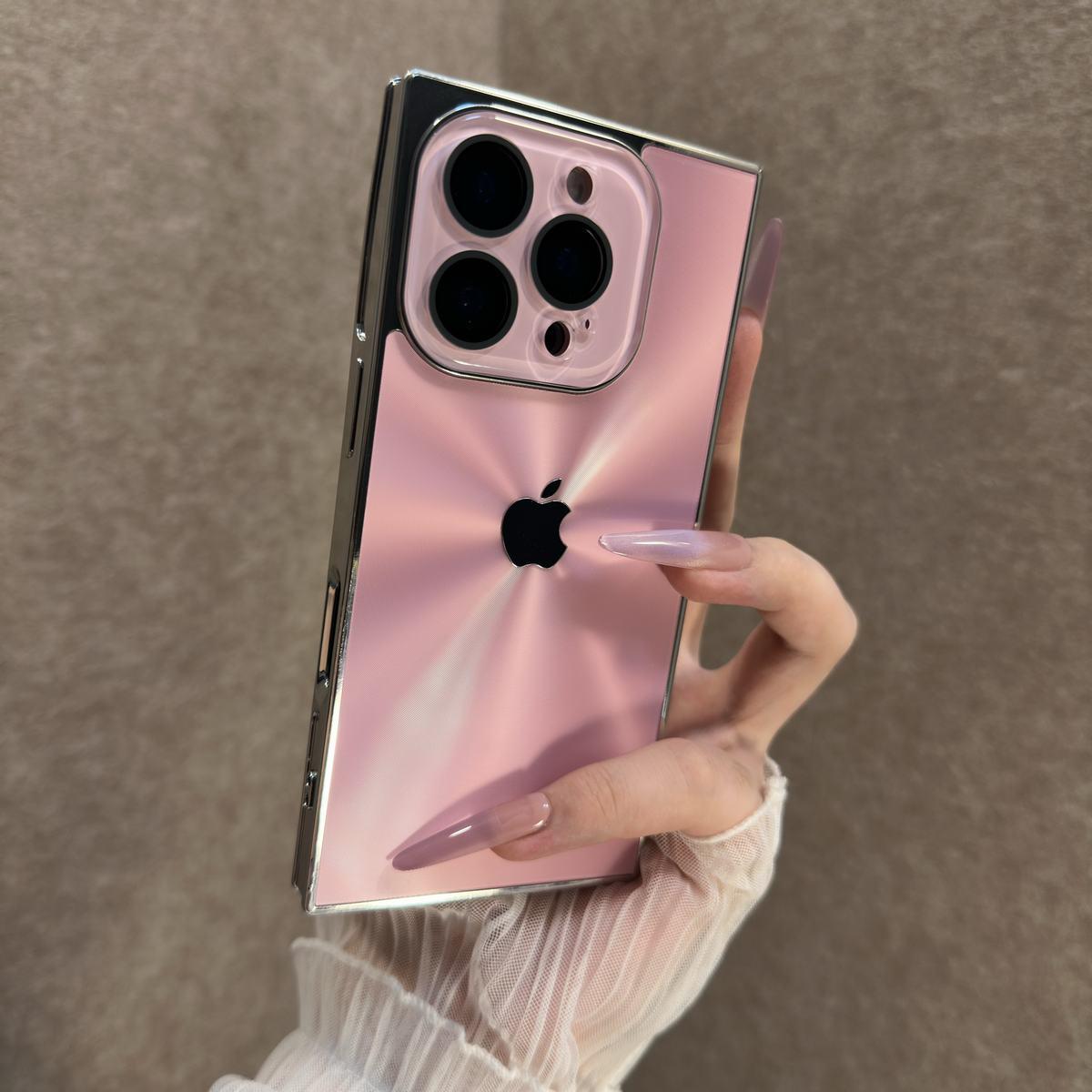 Suitable for iPhone Aurora Lens Holder Mobile Phone Case